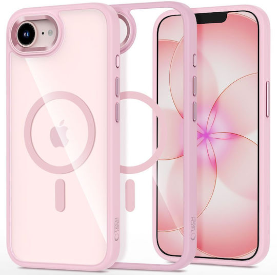 Tech-Protect Magmat Rückseitenhülle aus Silikon Rosa (iPhone 17e / 16e)