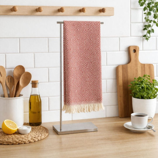 Lenjerii Deosebite Πετσέτα Κουζίνας σε Κόκκινο Χρώμα 30x50cm