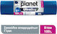 Planet Reinforced Trash Bags Capacity 100lt with Drawstring 95x70cm Package of 8