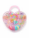 Kinder Haarspangen Set mit Gummiband, Haarspange und Herz