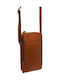 Leather Men's Shoulder / Crossbody Bag Tabac Brown