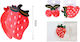 Cherry Or Strawberry Hair Claw Clip 4.5 Cm 1 Piece