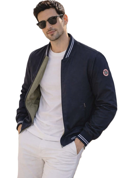 Bomber Jacket Double Sided Blue