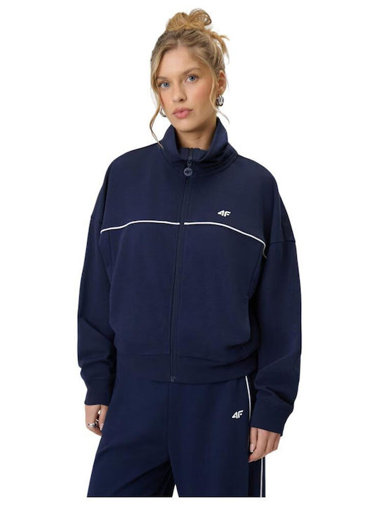 Damen Sweatshirt mit Kapuze Blau