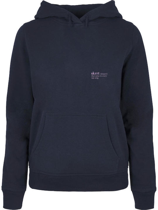 Ladies Γυναικείο Φούτερ με Κουκούλα Navy