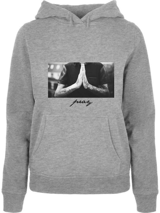 Γυναικείο Φούτερ με Κουκούλα Heather Grey