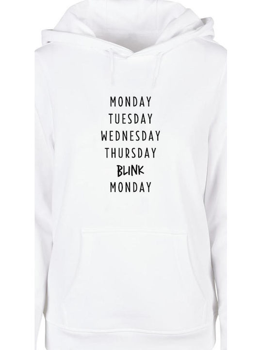 Women's Sweatshirt Hooded White