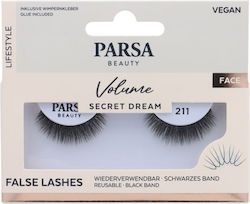 Parsa Beauty Künstliche Wimpern Volume Secret Dream1 Paar & Kleber Nr 211 Parsa Beauty Künstliche Wimpern Volume Secret Dream1 Paar & Kleber Nr 211