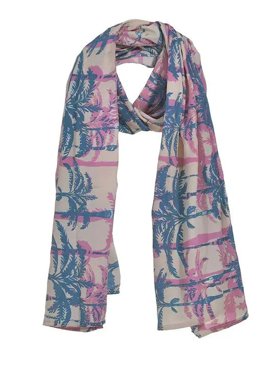 Ble Resort Collection Γυναικείο Φουλάρι Μπλε