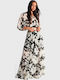 Maxi Women's Skirt Floral Multicolour 8923050 Multicolour