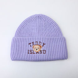 Beanie Unisex Σκούφος Πλεκτός σε Μωβ χρώμα Beanie Unisex Σκούφος Πλεκτός σε Μωβ χρώμα