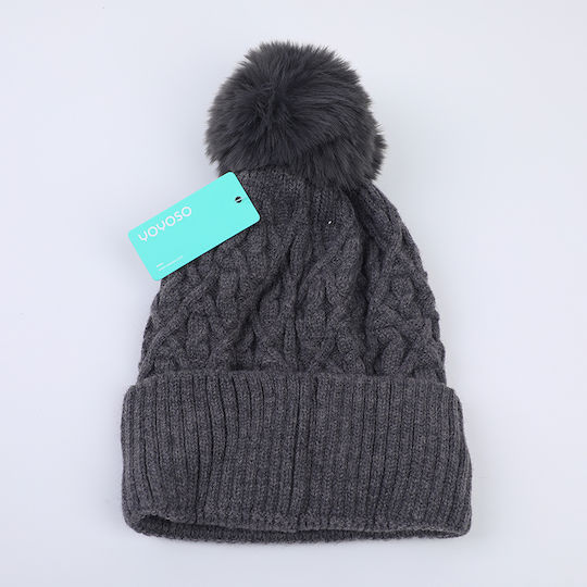 Beanie Unisex Căciulă Tricotată Gri