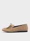 Hillary Mocasini Dama Boat Shoes din Piele în Culoare Bej
