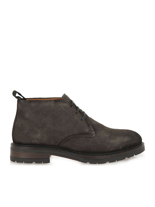 Suede Gray Men's Boots