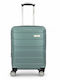 Greenwich Polo Club Cabin Hard Gray Suitcase with 4 Wheels Height 55cm