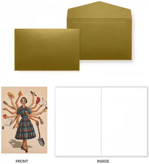 Greeting Card Mother's Day Envelope 17.5 X 12.5cm