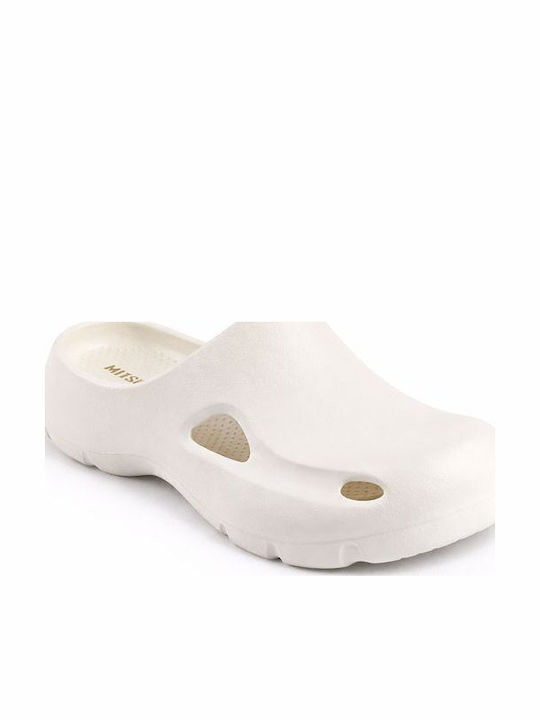 Mitsuko Women's White Clogs