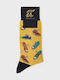 Pournara Men's Socks Yellow