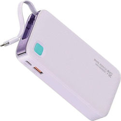 Usams CD224 10000mAh 20W Μωβ