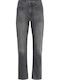 High Rise Women's Jean Pants in Straight Leg Gray