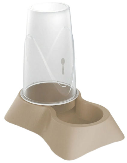 Madpet Automatic Food & Water Bowl for Dog & Cat 650ml in Brown Color