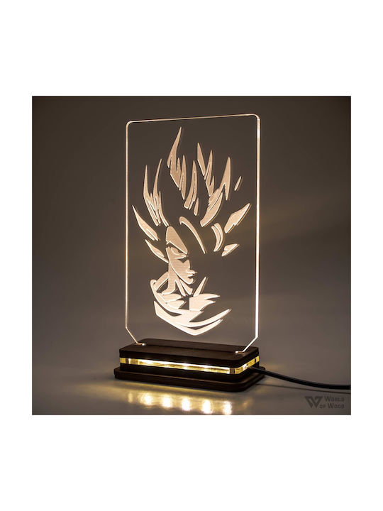 World of Wood Decorative Table Lamp Dragonball ...