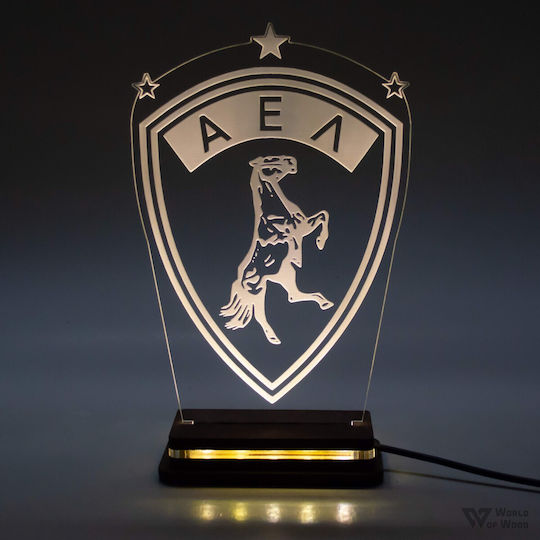 World of Wood Διακοσμητικό Φωτιστικό Αελ Λάρισας LED 21x14εκ.