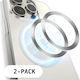 SiiPro Magsafe Ring Silber 2er Pack