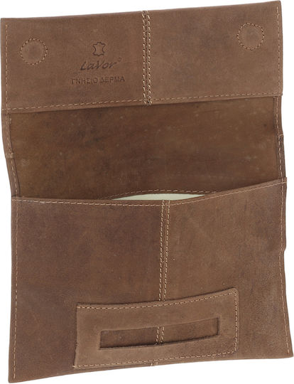 Lavor Tobacco Pouch Made of Artificial Leather with Magnetic Closure 16.5x7.5cm Tobacco Pouch Oil
