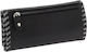 Lavor Tobacco Pouch Made of Artificial Leather with Magnetic Closure 16.5x7.5cm Tobacco Pouch Black