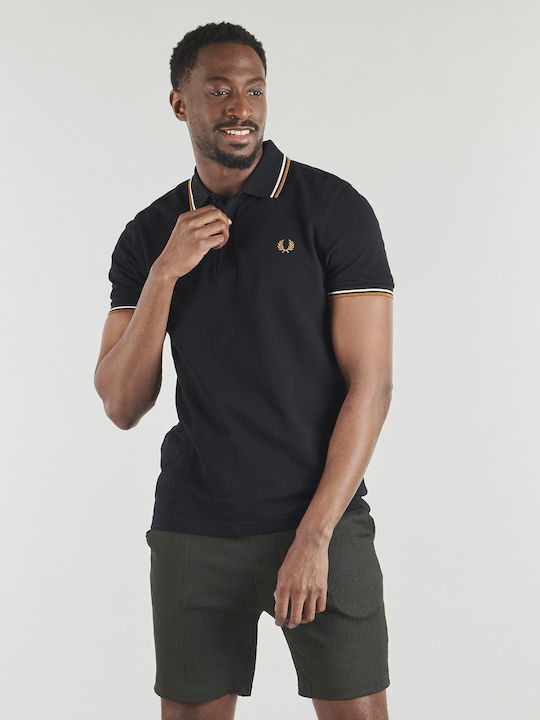 Fred Perry Twin Tipped Polo Herrenbluse Kurzarm...