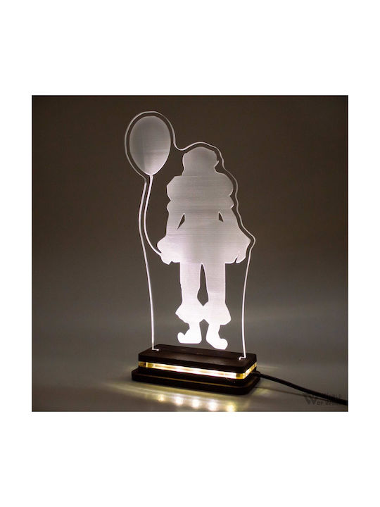 World of Wood Decorative Table Lamp It - Pennywise LED 23x13cm