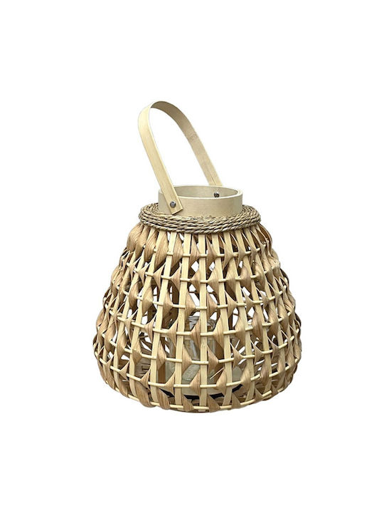 Marhome Φαναράκι Bamboo Καφέ 31x31x31εκ.