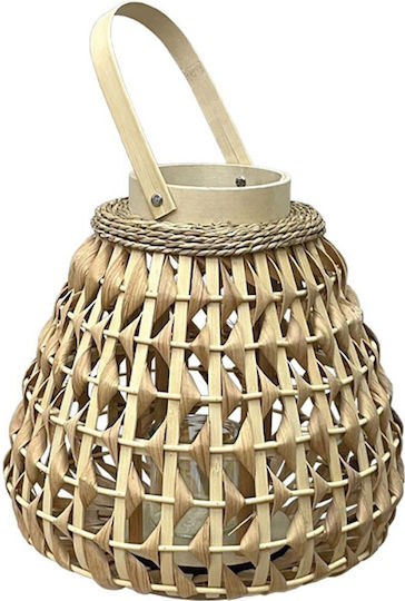 Marhome Φαναράκι Bamboo Καφέ 31x31x31εκ.