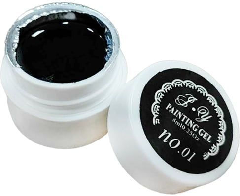 Гел За Нокти Черен 8ml