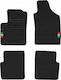 Me Premium Set Front and Back Car Mats 4 Pieces for Fiat 500 Black