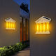 Waterproof Wall Mounted Solar Light Warm White 3000K with Photocell IP65