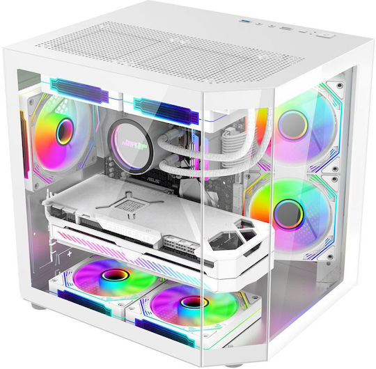 ProGaming Alma Desktop PC (i5-14600KF/32GB DDR4/1TB SSD/GeForce RTX 3050/W11 Home) Alb Glacier