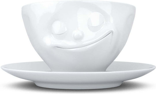 Kaffeetasse aus Porzellan Weiß 200ml