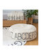 Bean Bag Bolster Beige 50x50x20cm