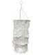 Marhome Lamp Shade Ecru Macrame Weave Cotton Yarn Φ30x50cm 40/kib 20-26026