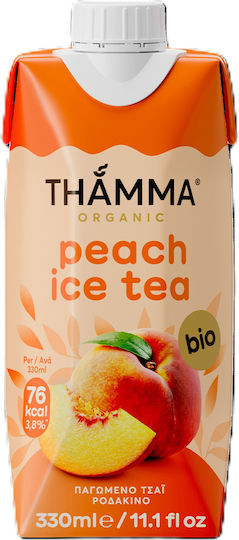 Thamma Organic Ice Tea Peach Non-carbonated Organic 330ml