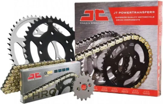 JT Sprockets Σετ Γρανάζια Αλυσίδα για Sym VF 125