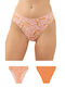 Damen-Slips 2er Pack Orange