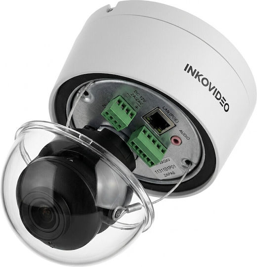 Inkovideo IP Κάμερα Παρακολούθησης 4K Αδιάβροχη με Φακό 2.8-12mm