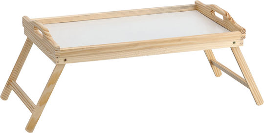 Ξύλινος Δίσκος Κρεβατιού 50x30x24.5cm