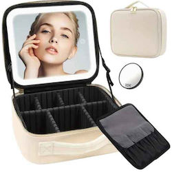 Козметично Куфарче За Грим Презареждаемо С Led Огледало Makeup Case Rechargeable Led Mirror Tf142462 Козметично Куфарче За Грим Презареждаемо С Led Огледало Makeup Case Rechargeable Led Mirror Tf142462