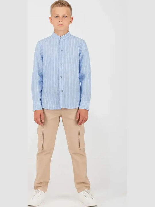 Joyce Kids Shirt Long-sleeved Light Blue