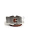 Wide Leather Women's Belt Burgundy