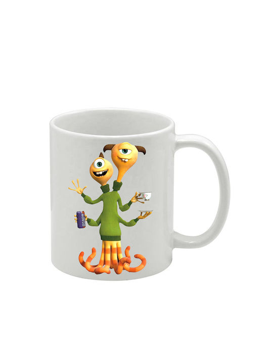 Λευκή Κούπα Monsters